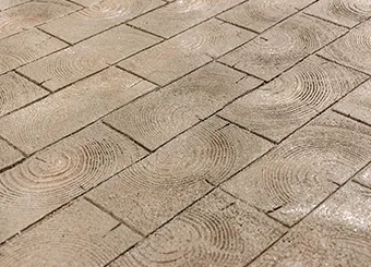 Wood Paver Running Bond