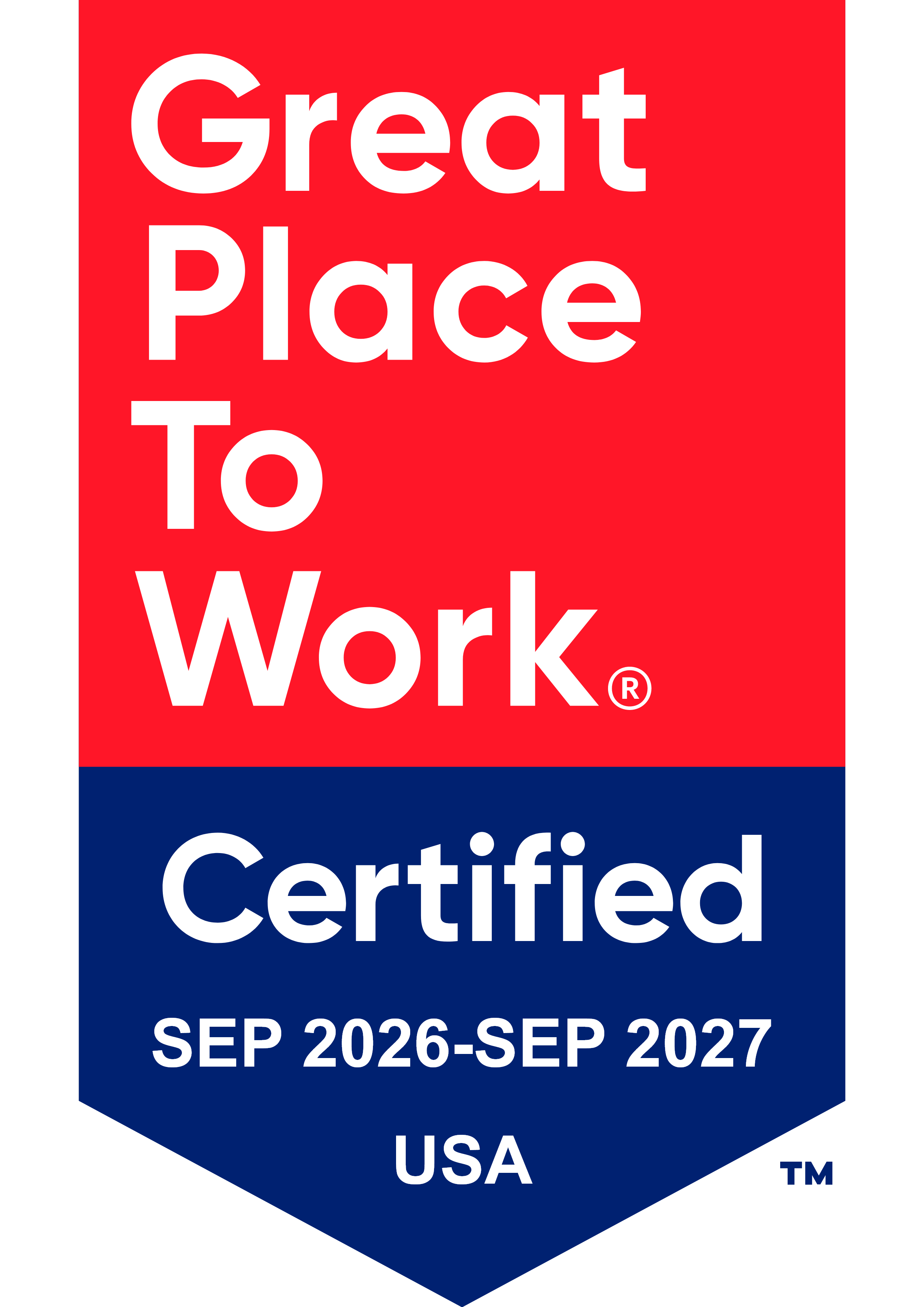 GPTW2026 Badge